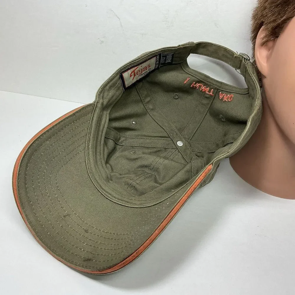 Tejas AKC Hunting Cap Hunting Dog Logo Khaki Tan StrapBack Baseball Cap - Picture 7 of 8